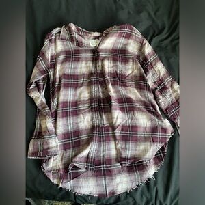 Distressed flannel